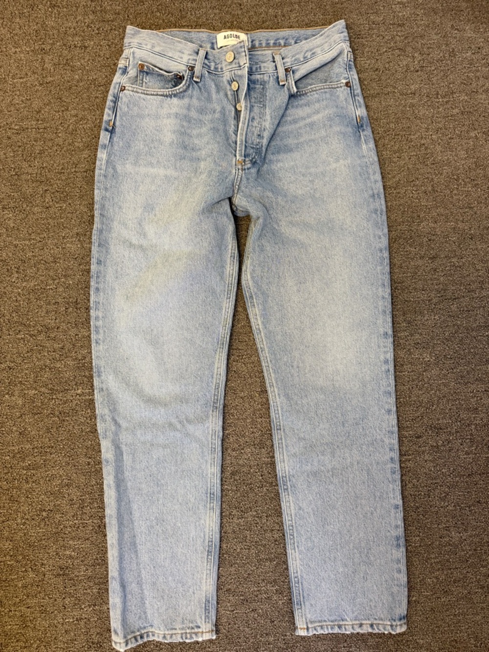Agolde Light Blue Straight Women’s Jeans